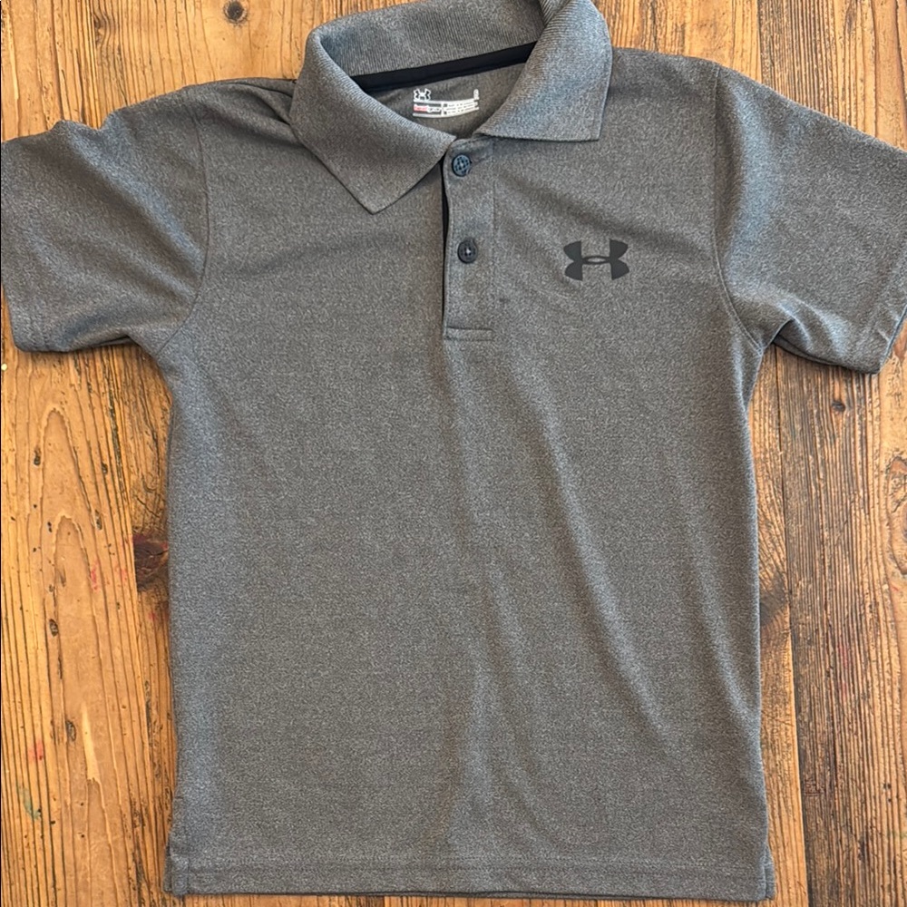 Under Armour Gray Performance Polo Shirt